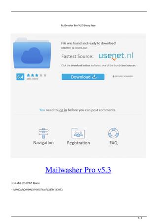 Mailwasher Pro 6.5.3